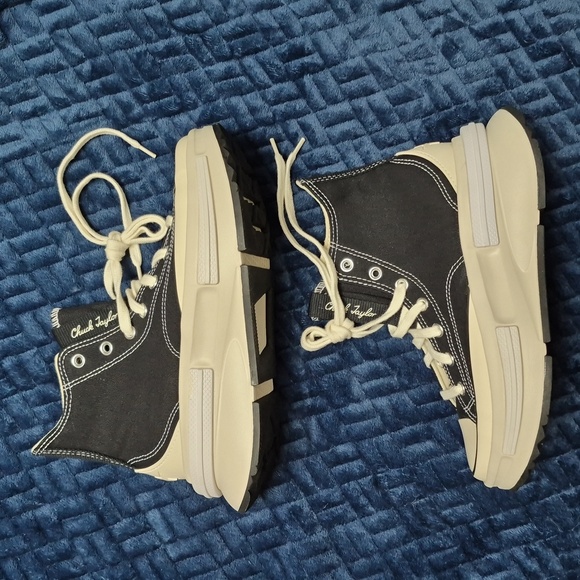 Converse Run Star Legacy CX High Tops In Black Size 6.5M/8W, New In Box - Picture 10 of 14